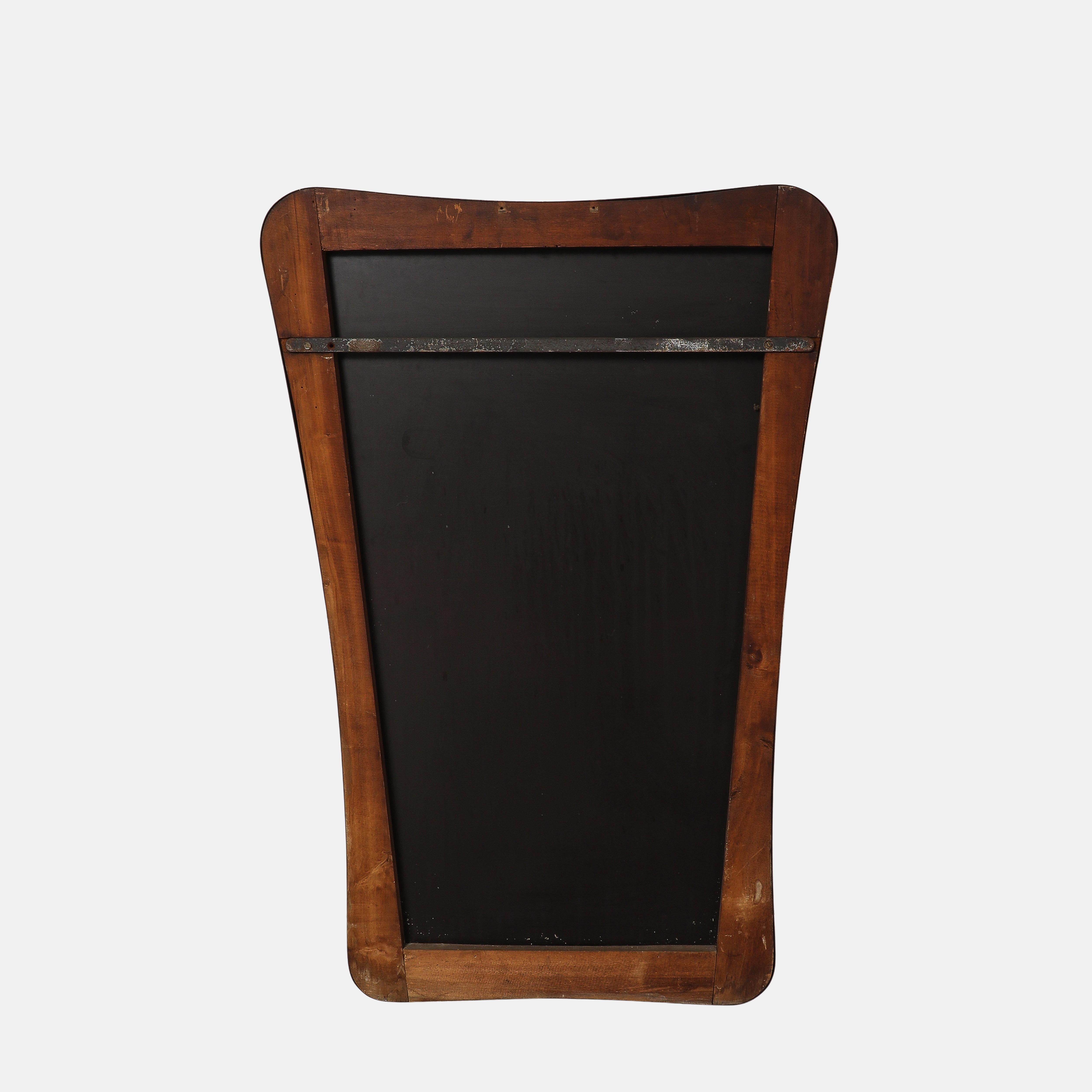 Miroir mural en forme de laiton, Italie moderne du milieu du siècle, années 1950 en vente 4