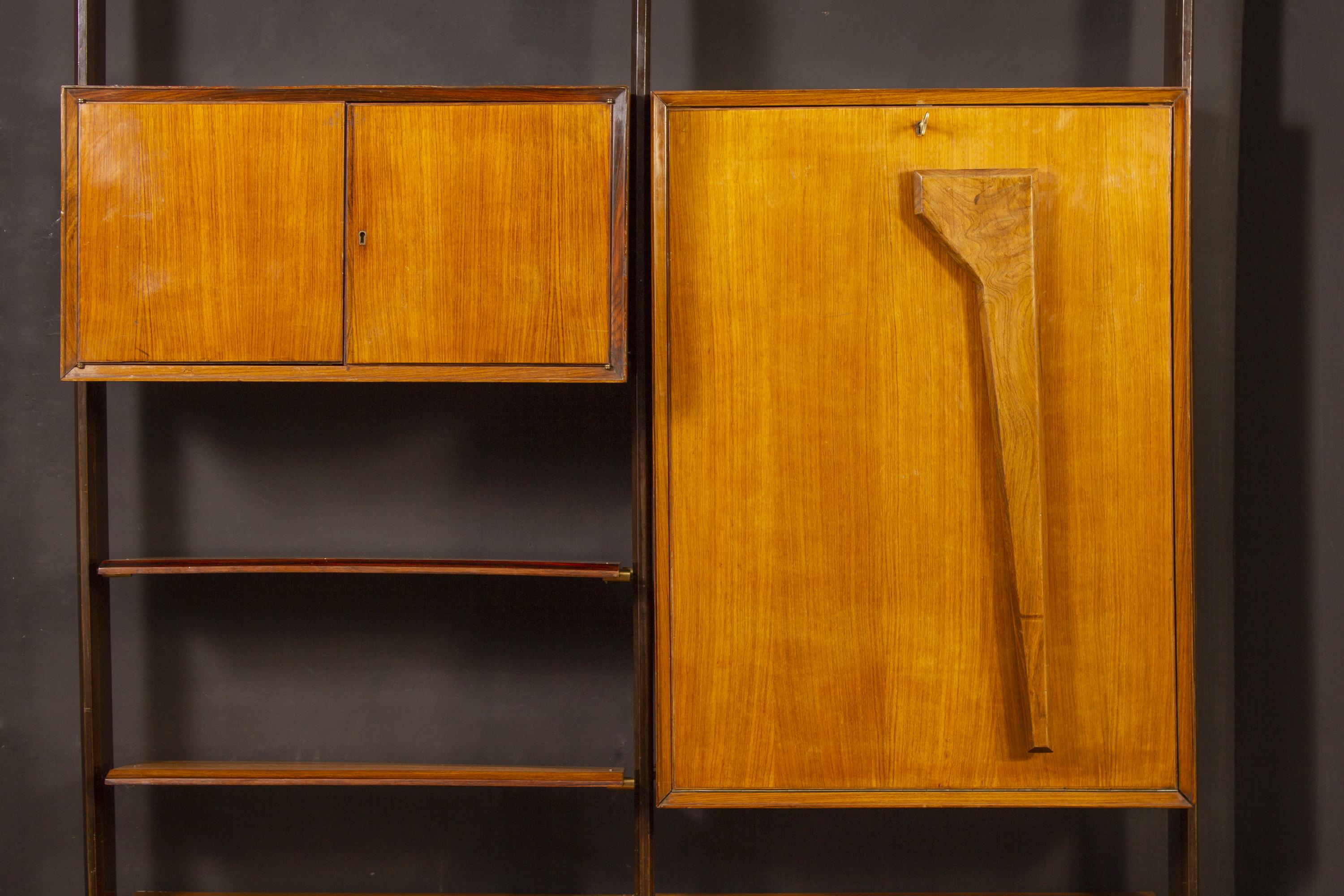 Mid-Century Modern Midcentury Italian Modular Book Case, 1950 For Sale