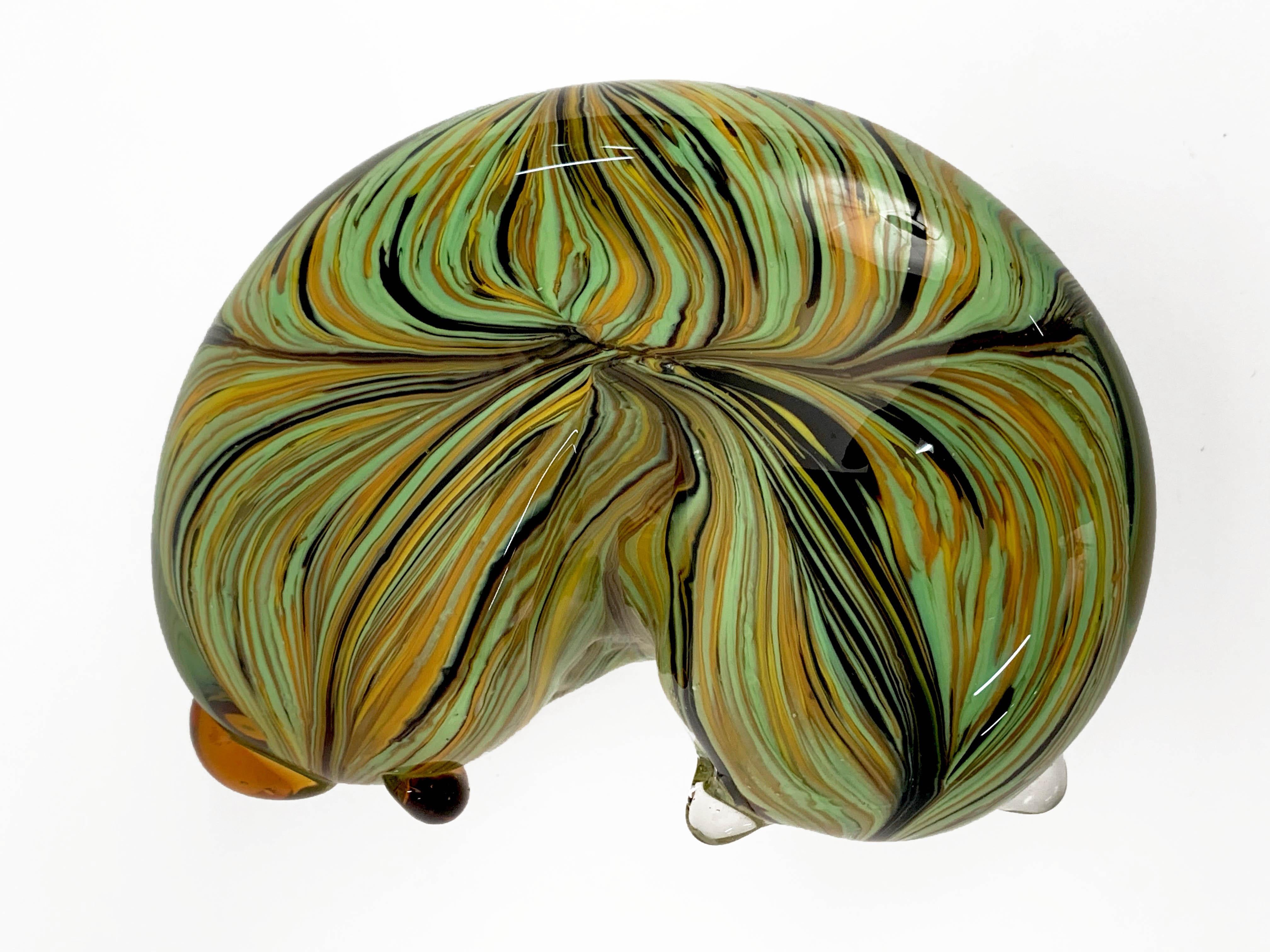 Midcentury Italian Multicolored Murano Glass 