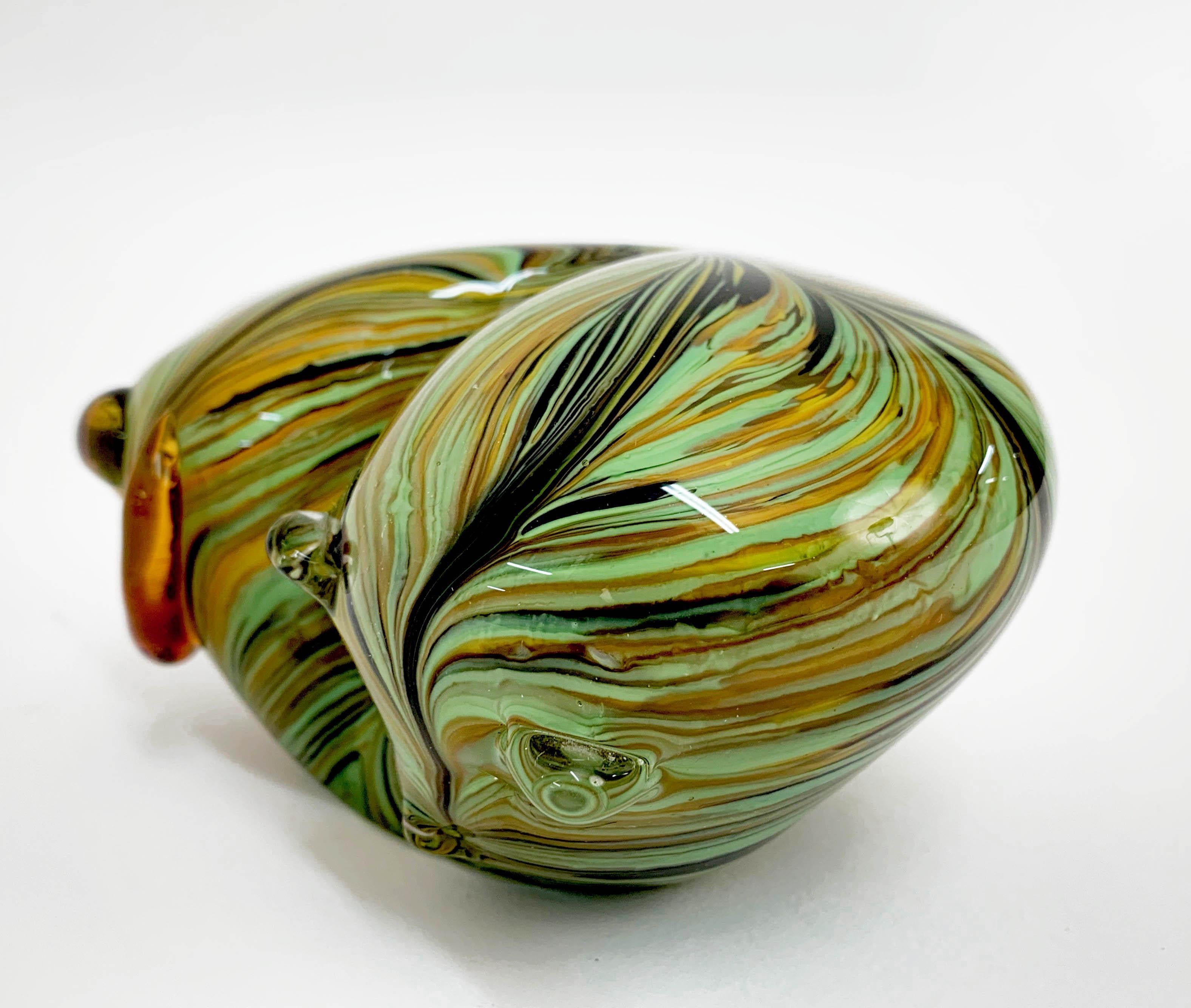 Midcentury Italian Multicolored Murano Glass 