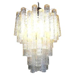 Midcentury Italian Murano Chandelier, Attributed to Venini