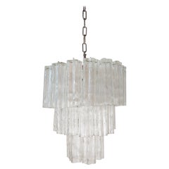 Lampadario Tronchi in vetro di Murano, di Venini