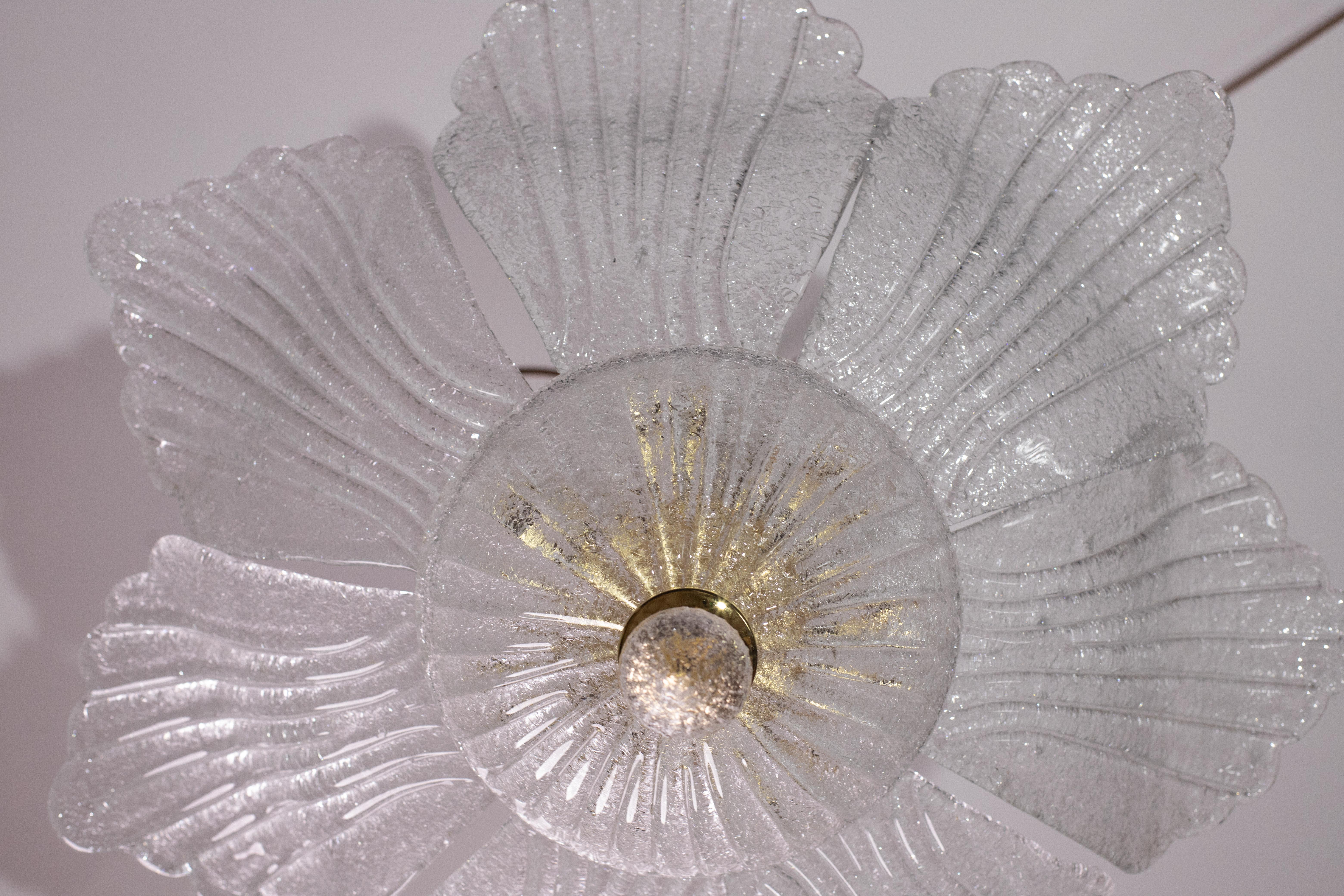 Midcentury Italian Murano Glass Pendant, 1970s For Sale 5