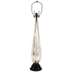 Midcentury Italian Murano Glass Table Lamp