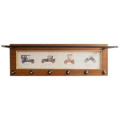 Midcentury Italian Oldsmobile Coatrack, 1950s