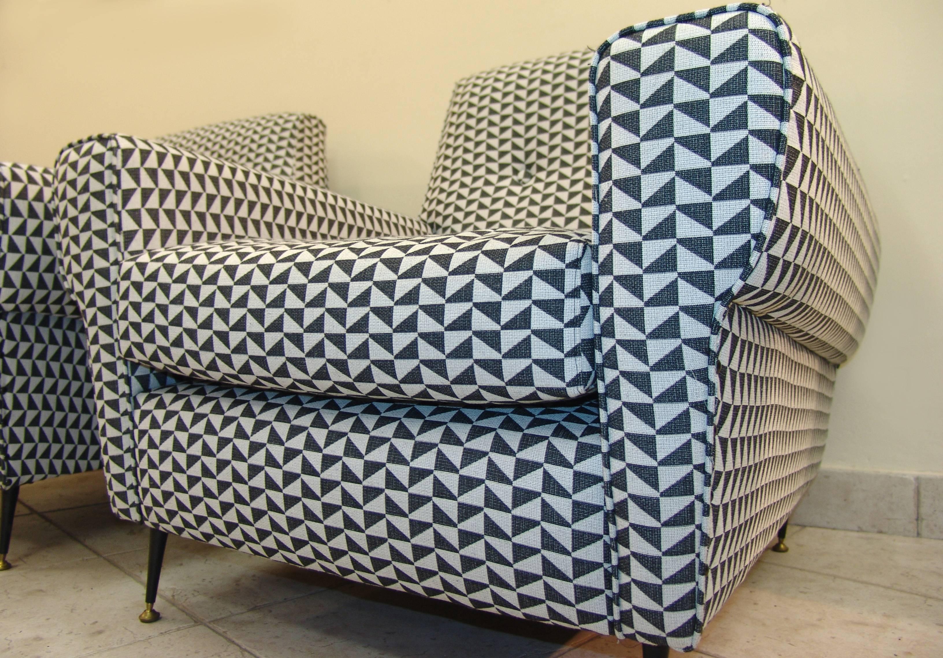 Sillones ópticos italianos de mediados de siglo, años 50 Moderno de mediados de siglo en venta