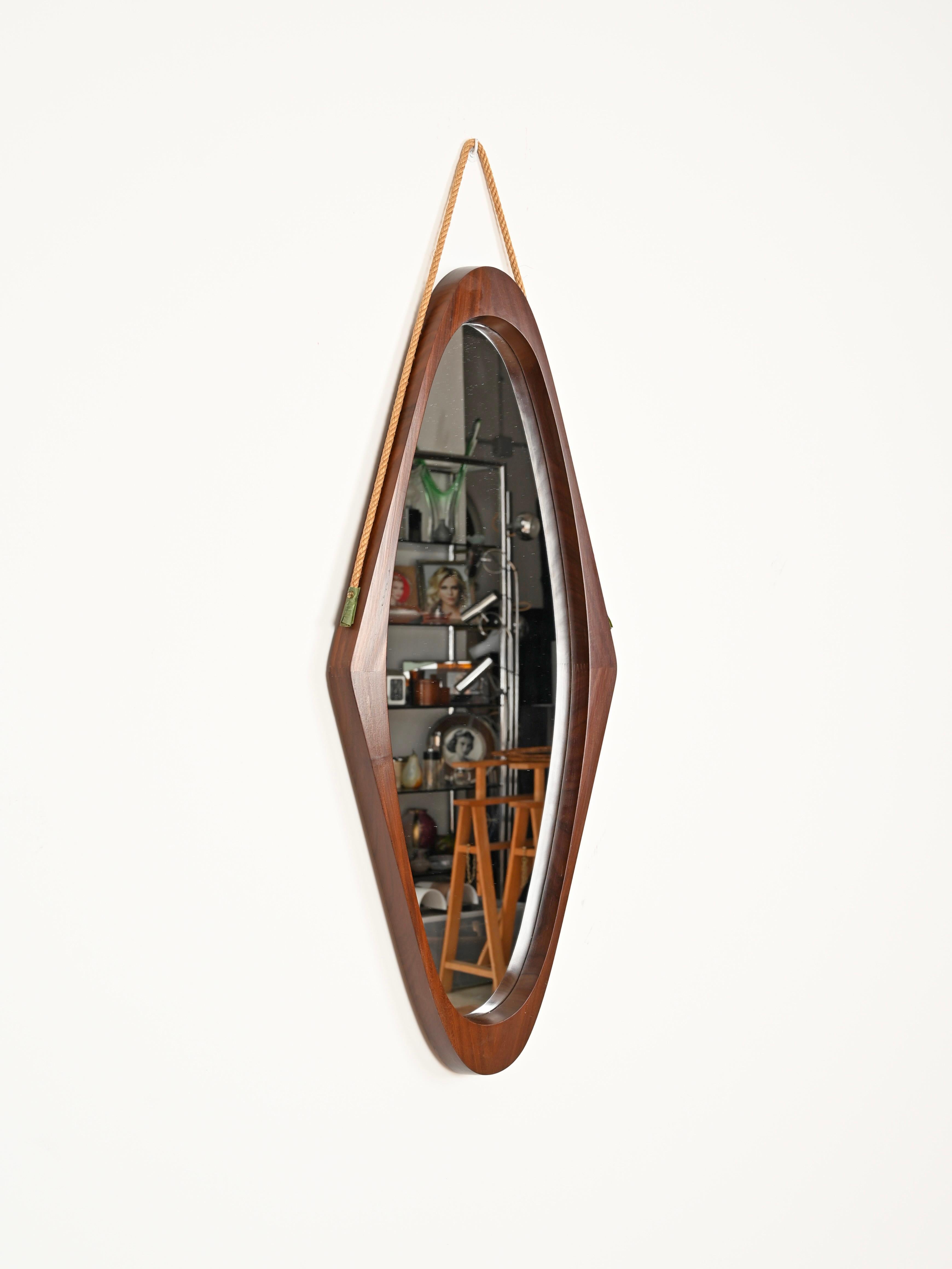 20ième siècle Miroir ovale 