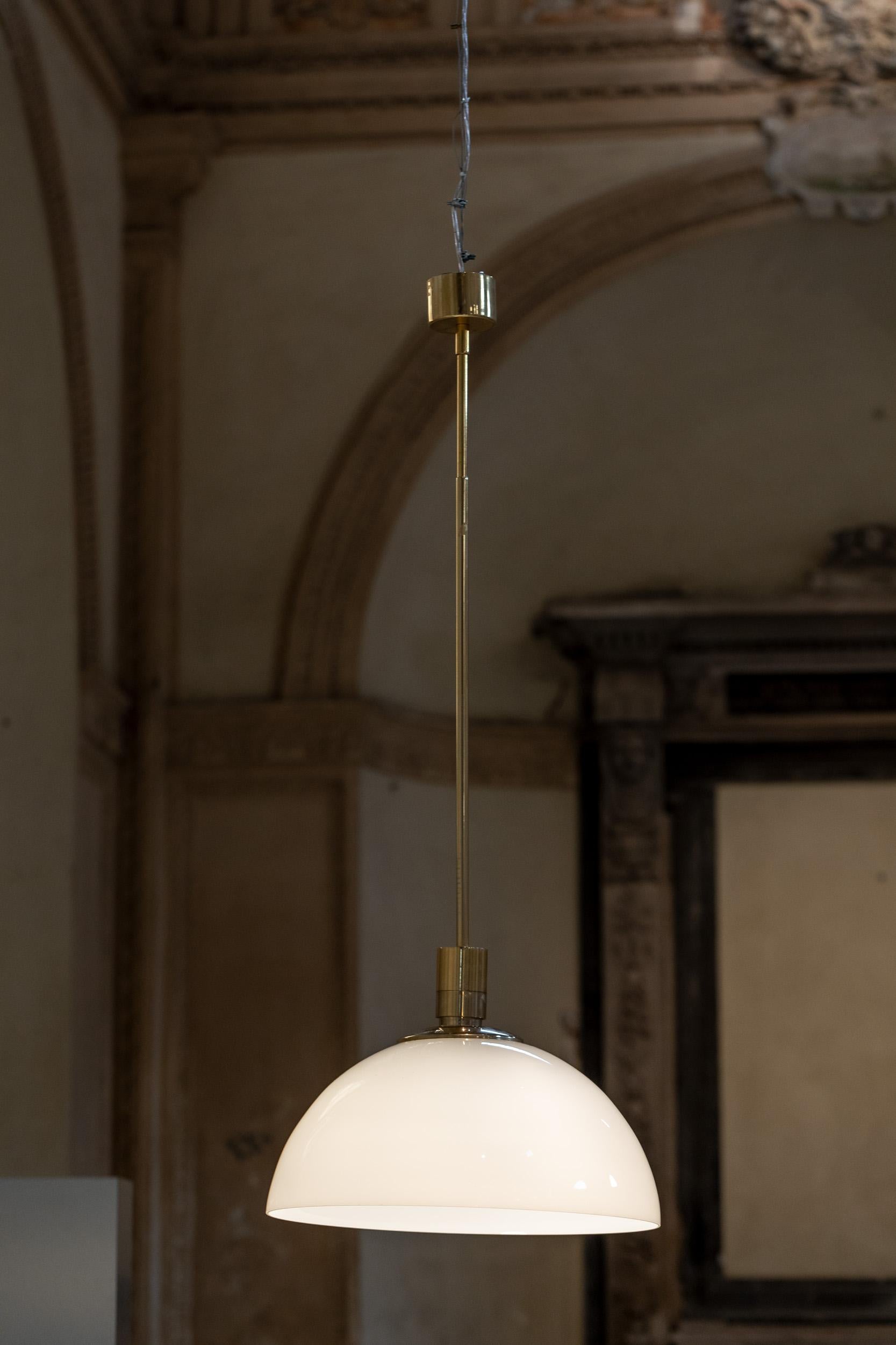 Midcentury Italian Pendant Light by Franco Albini for Sirrah, 1968-71 For Sale 4