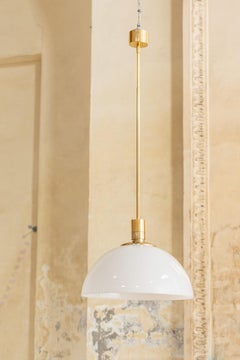 Lampada a sospensione italiana del Medioevo di Franco Albini per Sirrah, 1968-71