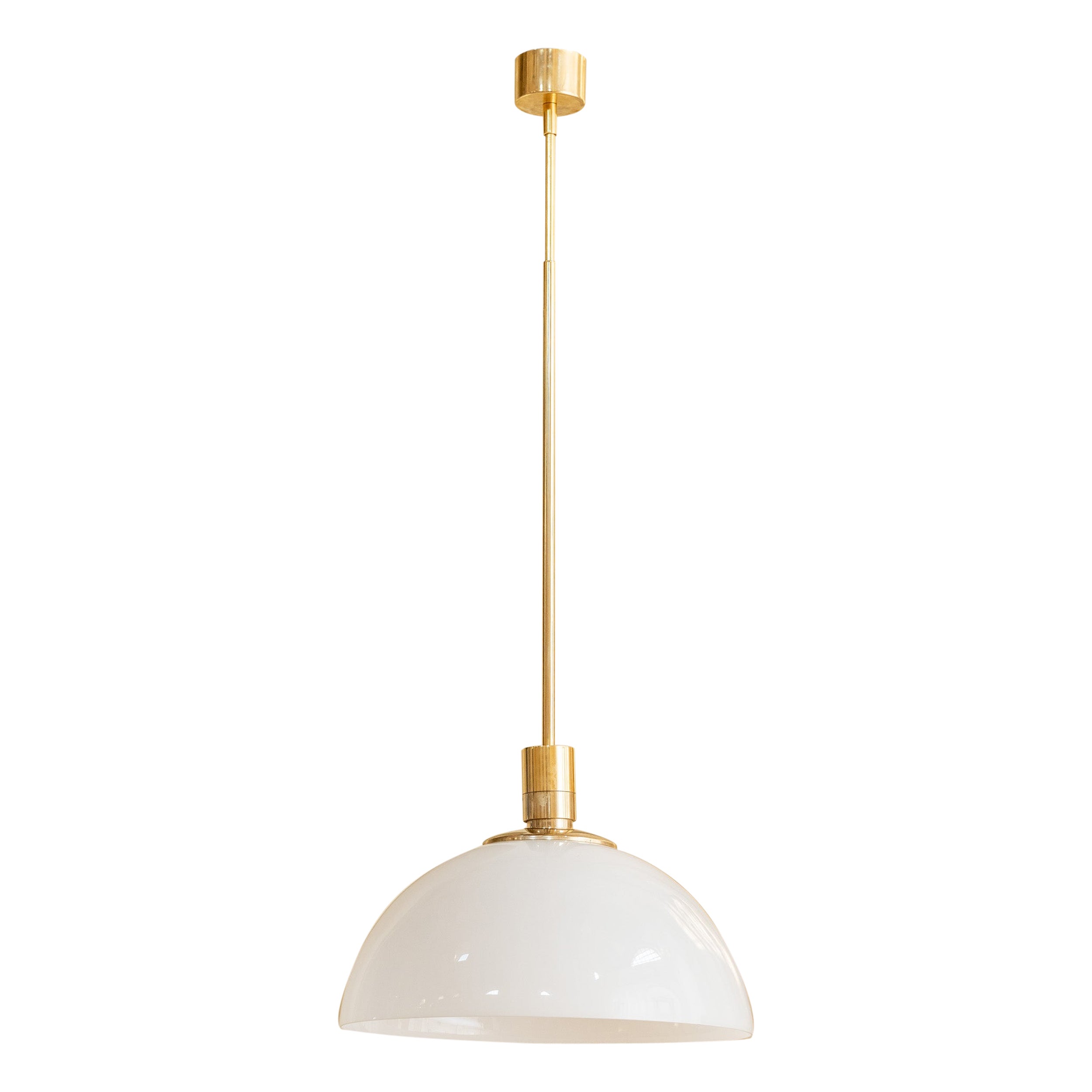 Lampada a sospensione italiana del Medioevo di Franco Albini per Sirrah, 1968-71
