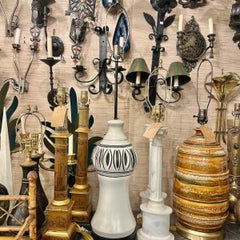 Midcentury Italian Pierced Lamp