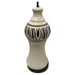 Midcentury Italian Pierced Lamp