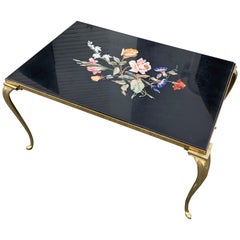 Midcentury Italian Pietra Dura Coffee Table
