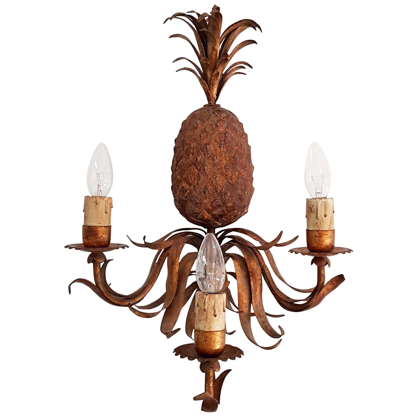 Midcentury Italian Pineapple Sconce