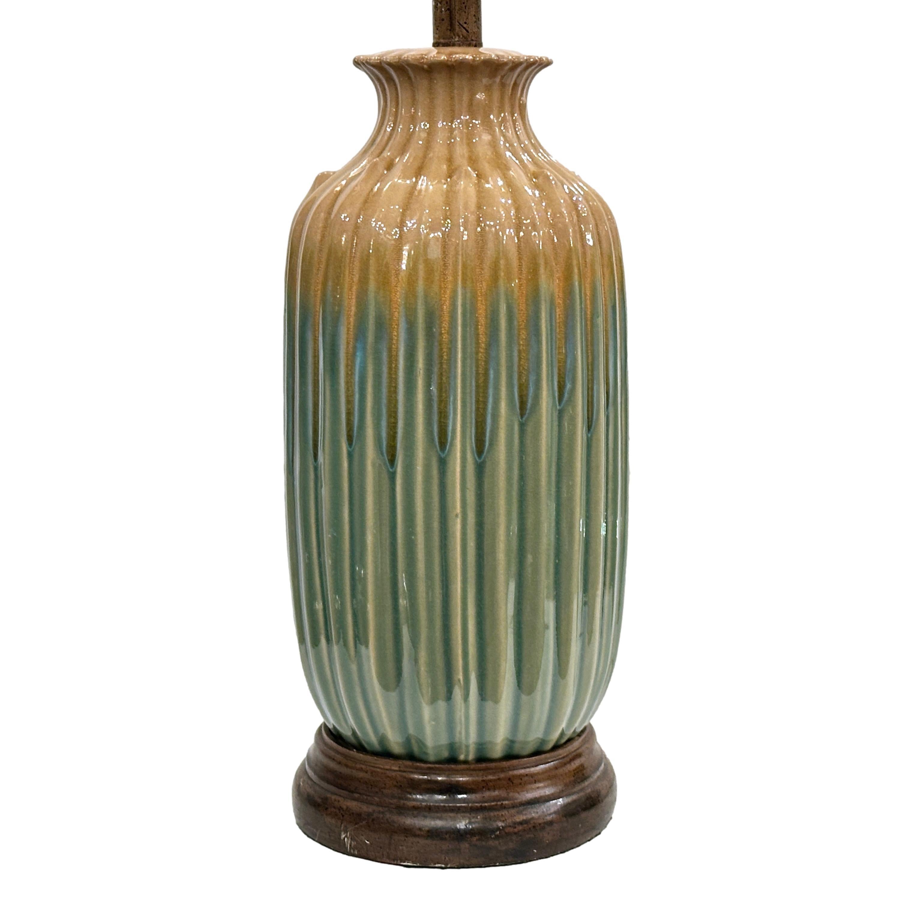 Mid-20th Century Midcentury Italian Porcelain Lamp For Sale