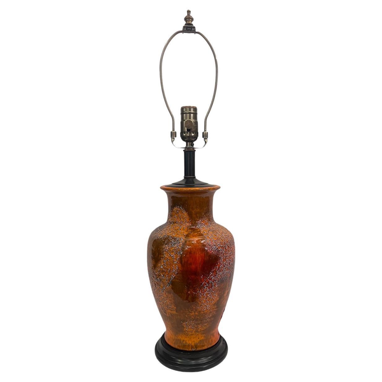 Lampada in porcellana italiana del Medioevo