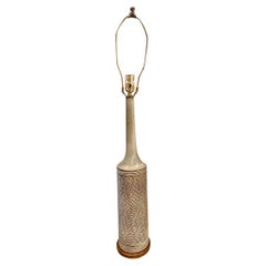 Lámpara de porcelana italiana de mediados de siglo