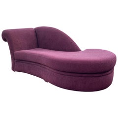Used Midcentury Italian Postmodern Sculptural Chaise Lounge Sofa