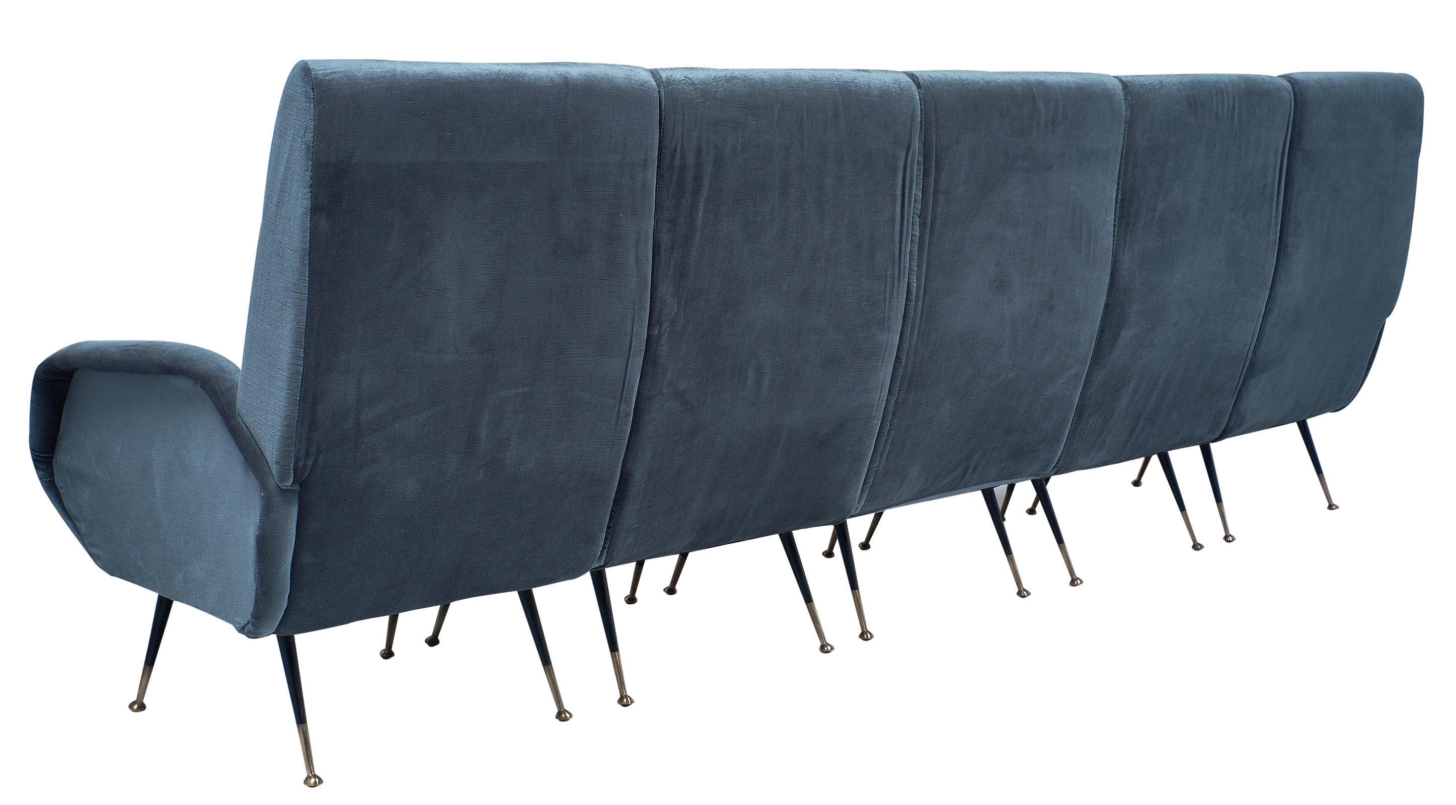 Midcentury Italian Sectional Sofa For Sale 5