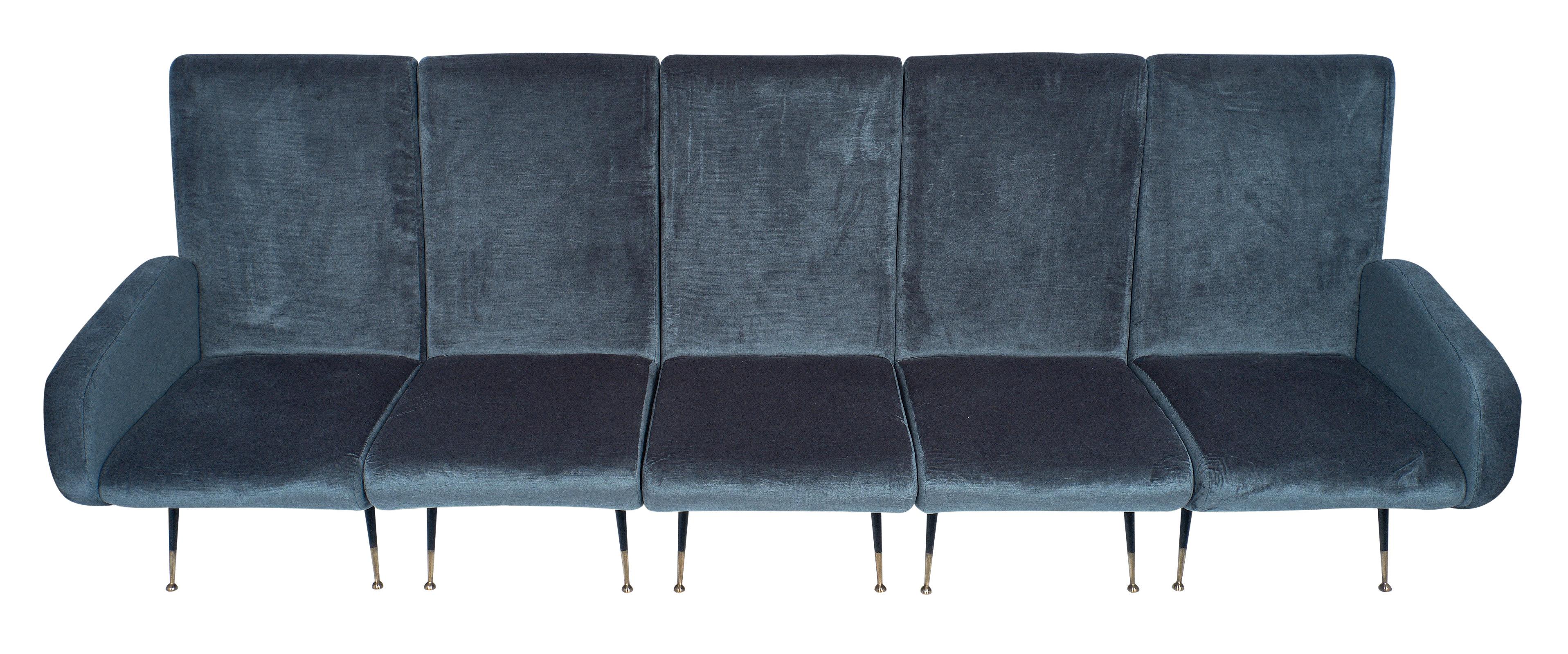 Mid-Century Modern Midcentury Italian Sectional Sofa For Sale
