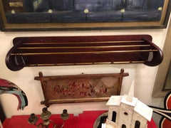 Midcentury Italian Shelf and Coat Rack