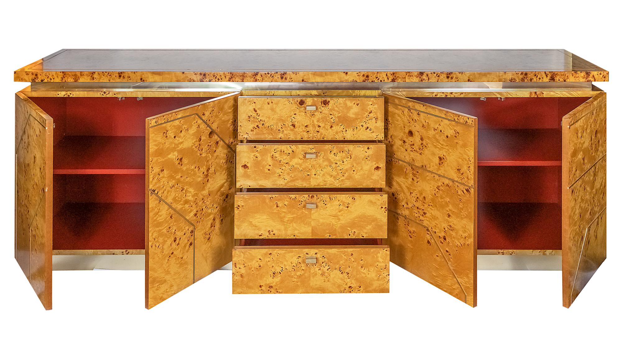 Midcentury Italian Sideboard / Commode by Willy Rizzo 1