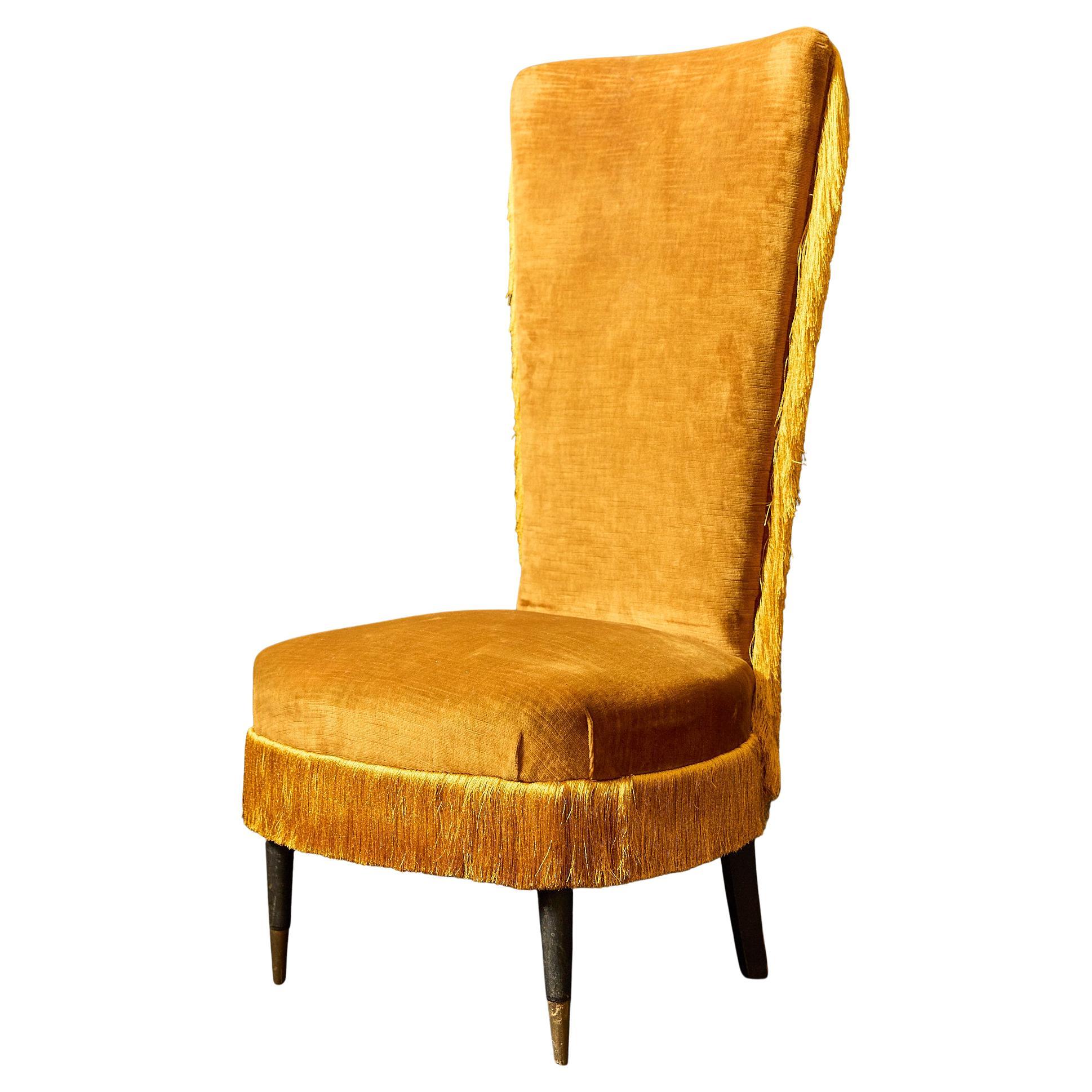 Silla Slipper Italiana de Mitad de Siglo, Circa 1950s