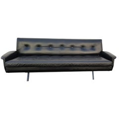 Mid century Italian Sofa Bed in Style of Speed O sofa by Marco Zanussi