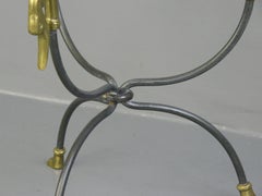 Midcentury Italian Swan Coffee Table, circa 1950s