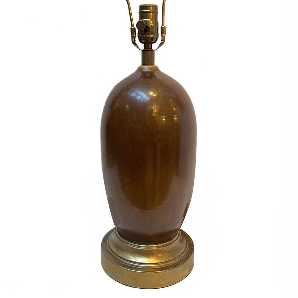 A circa 1950's Italian porcelain lamp.

Measurements:
Height of body: 13.5