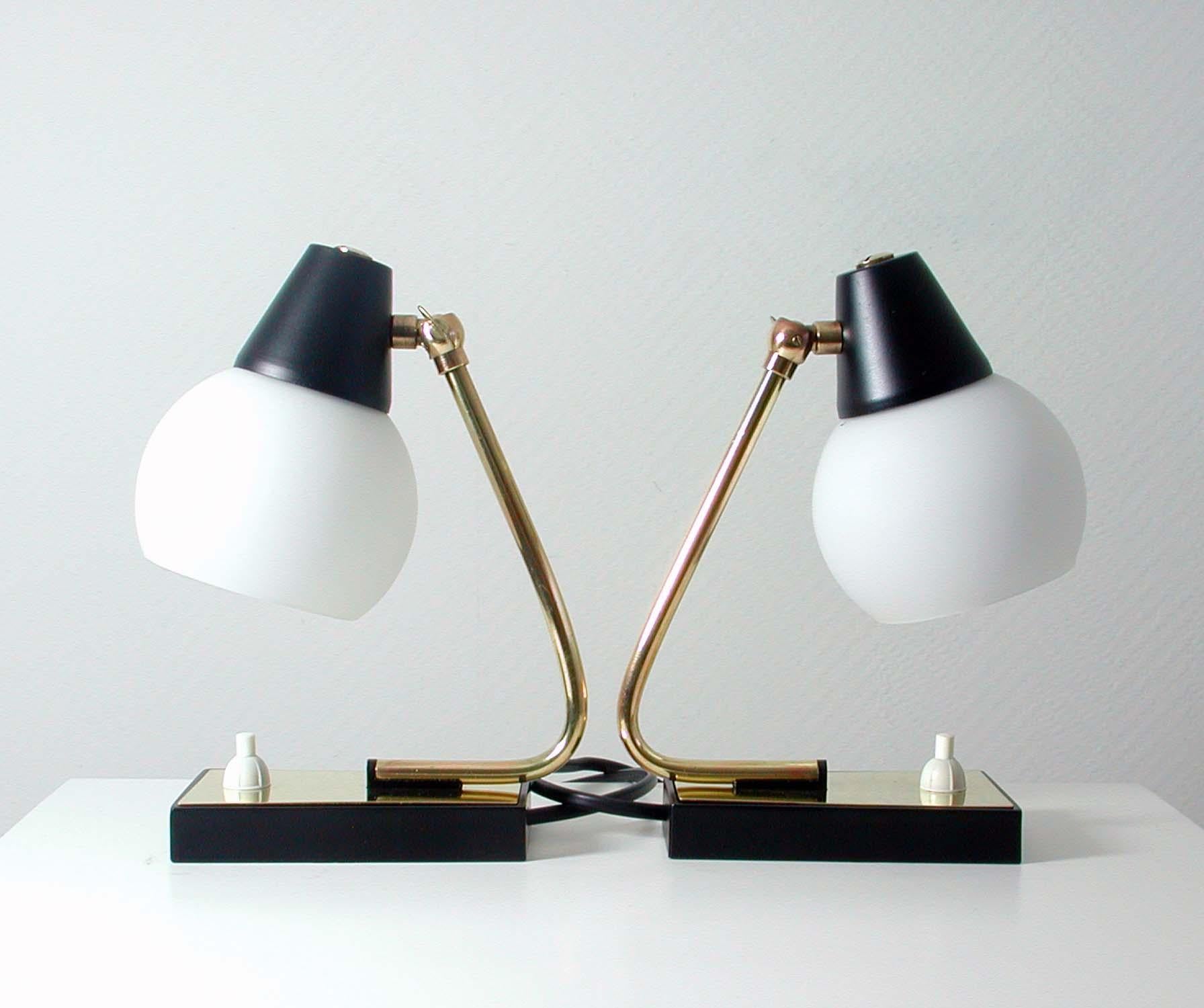 Midcentury Italian Table Lamps, 1950s (Moderne der Mitte des Jahrhunderts)