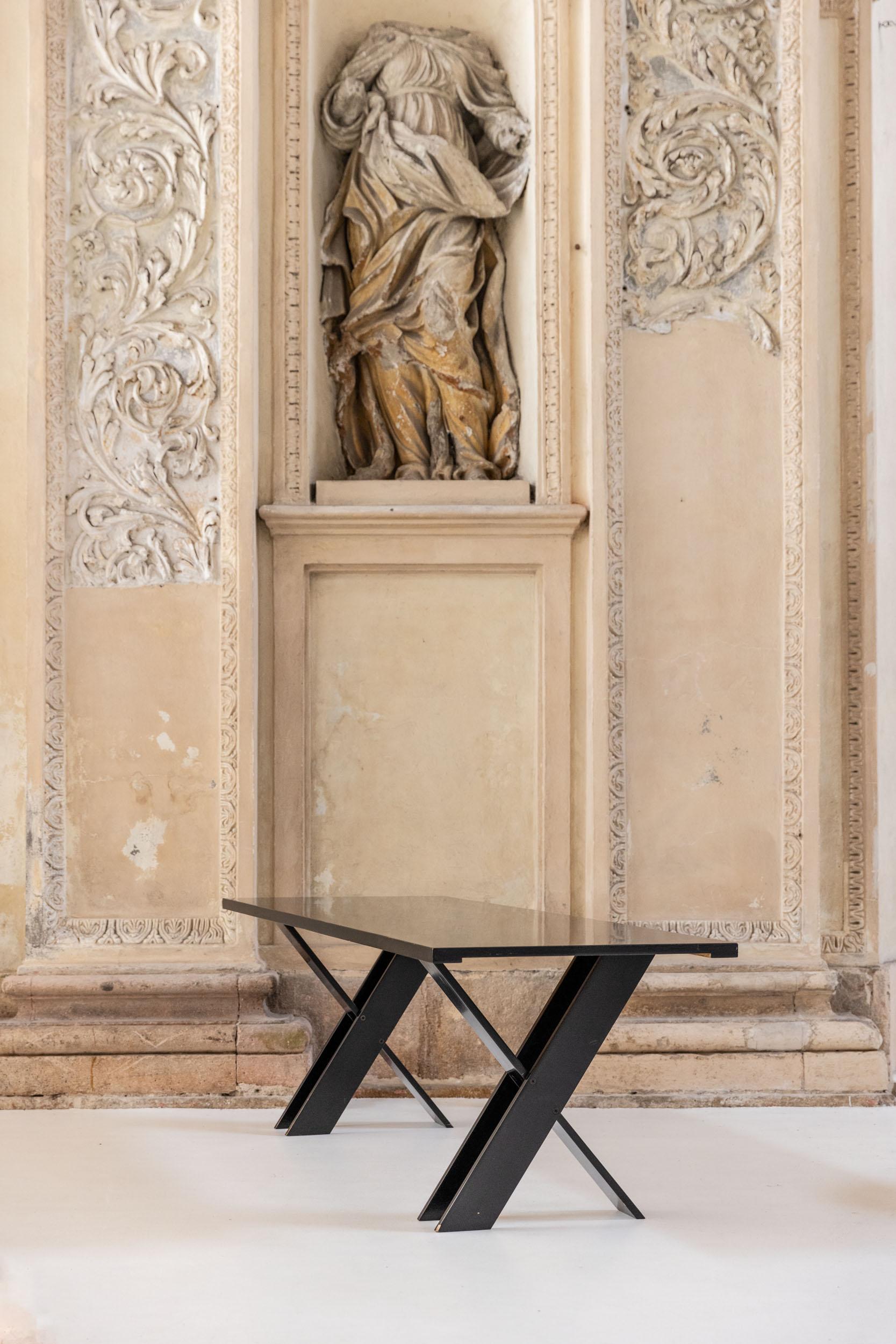 Table italienne mi-siècle modèle TL 58 de Marco Zanuso pour Poggi  Excellent état - En vente à Piacenza, Italy