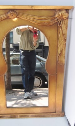 Midcentury Italian Triple Landscape Mirror