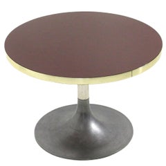 Midcentury Italian Tulip Coffee Table with Circular Top, 1960s