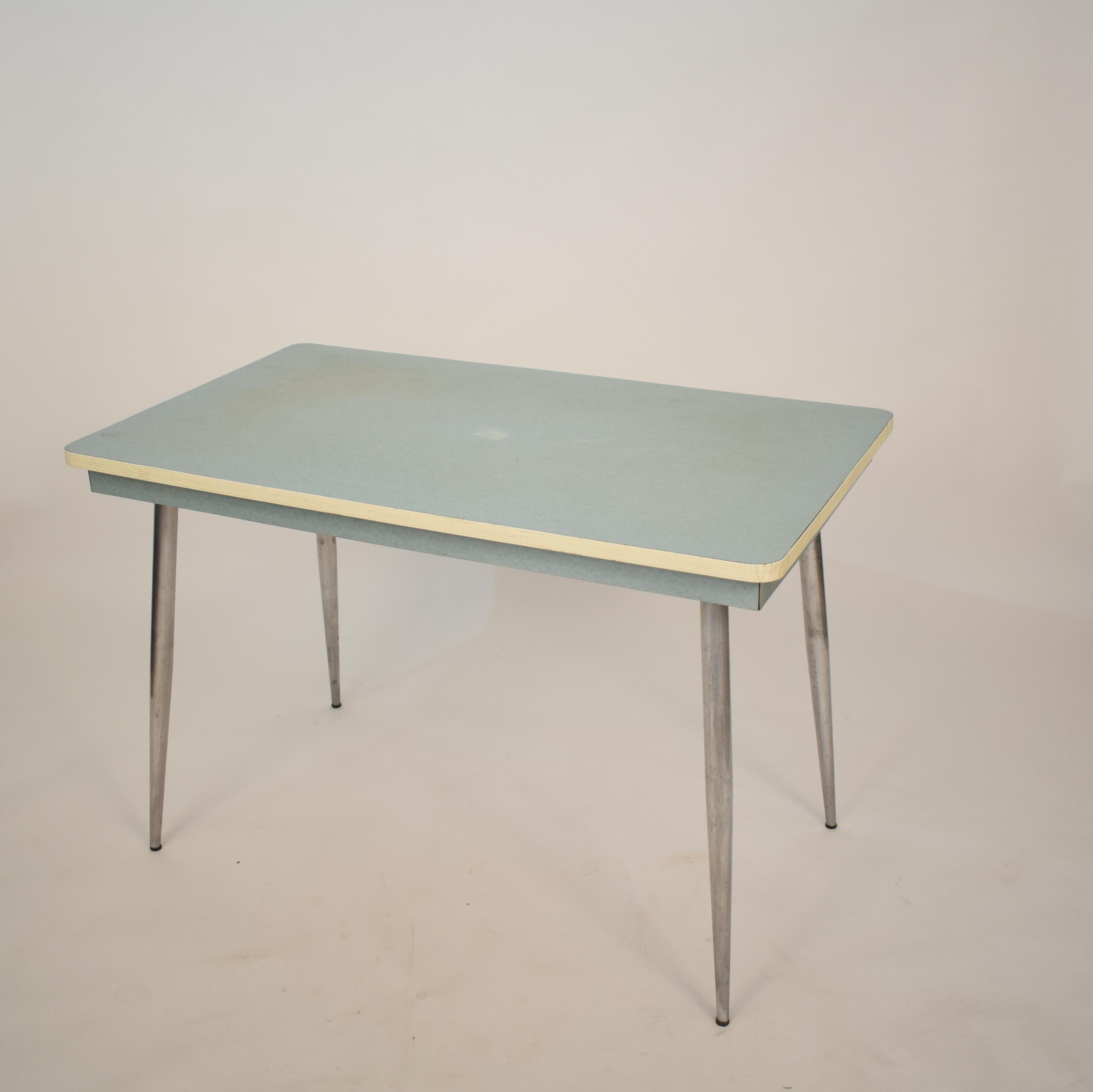 mid century modern formica kitchen table