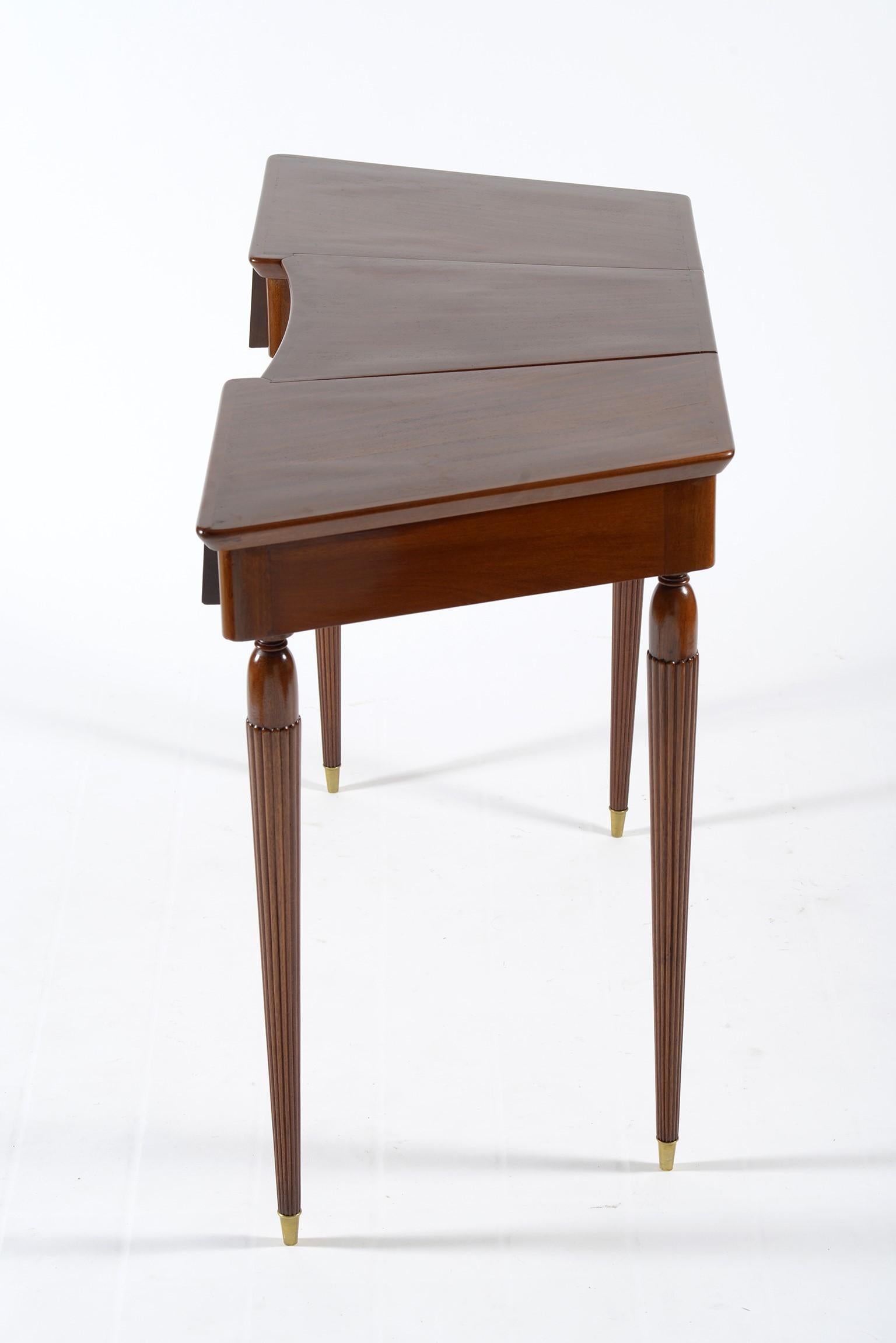 Midcentury Italian Vanity Desk with Two Drawers, Florence, 1940s 1