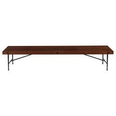 Midcentury italian wooden bench