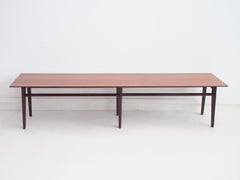 Midcentury Italian Wooden Console or Long Side Table
