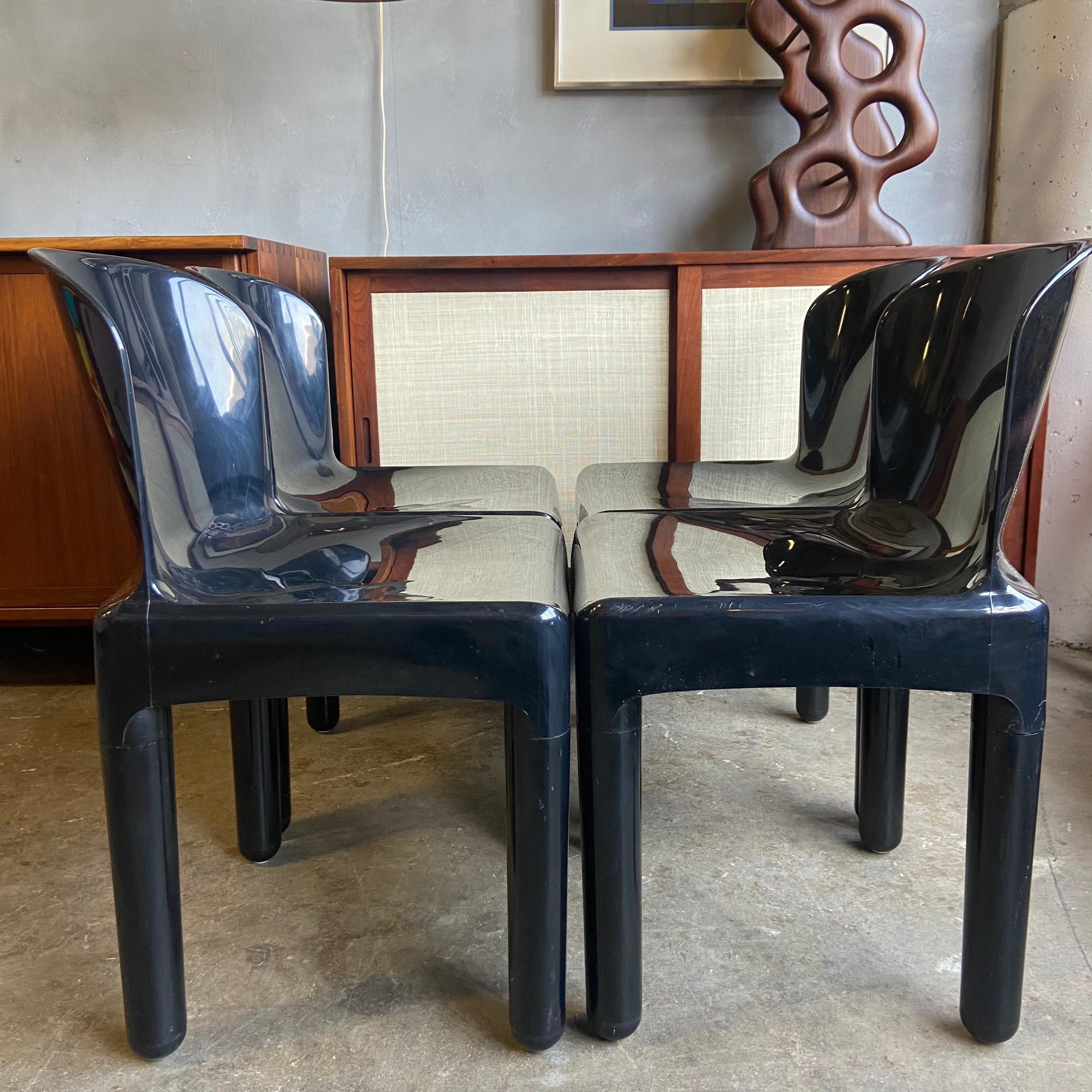 Midcentury Italian Chairs and Table Set by Marcello Siard 6
