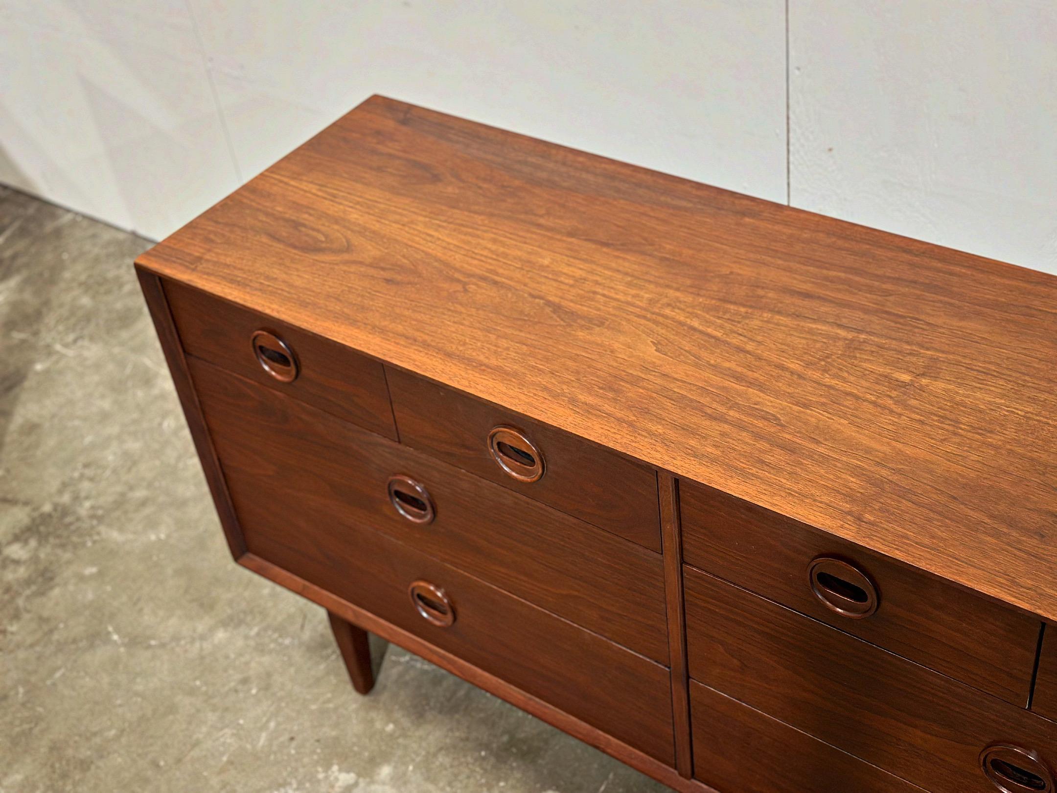 Midcentury Jack Cartwright Walnut Dresser - Founders 