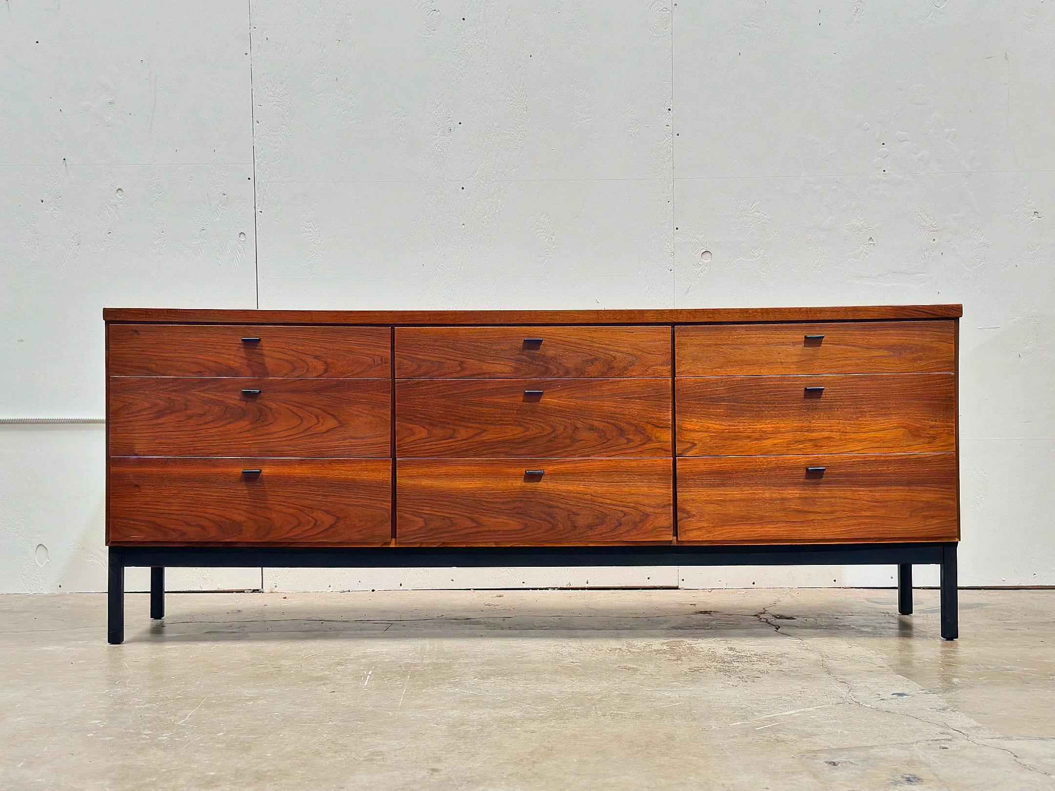 Midcentury Jack Cartwright Walnut Dresser - Founders 
