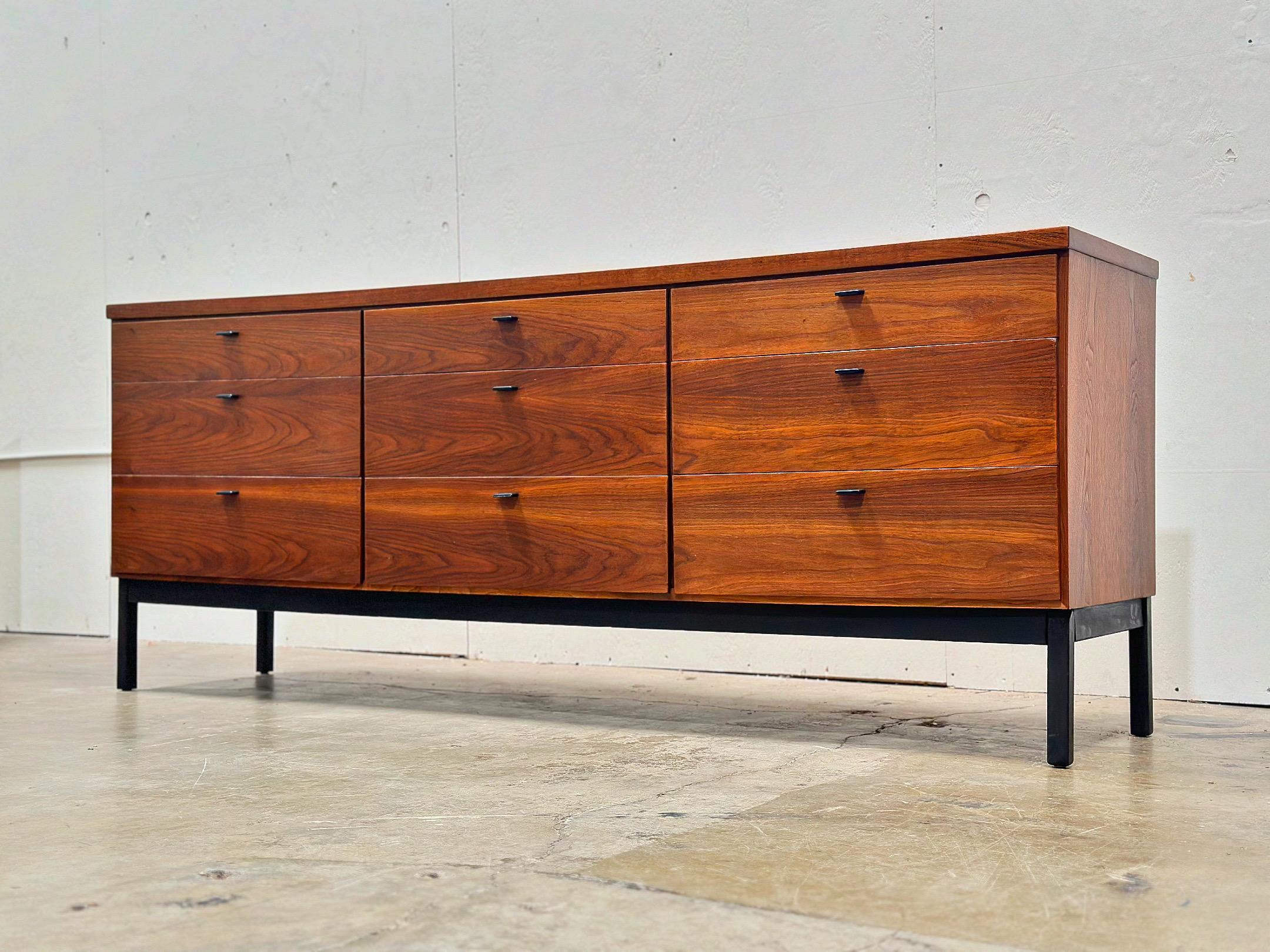 Midcentury Jack Cartwright Walnut Dresser - Founders 