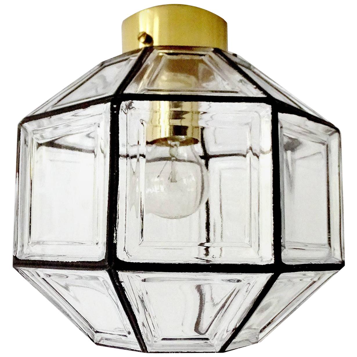 1960s Jakobsson Glass Pendant Light   For Sale