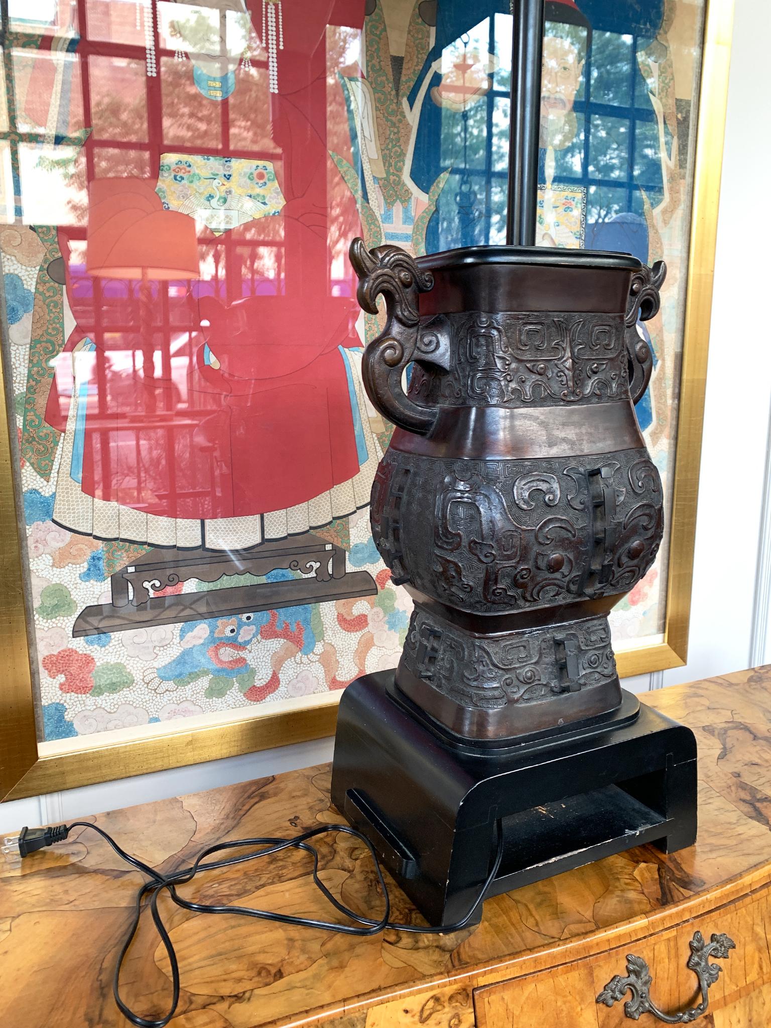 Lampe de table James Mont mi-siècle moderne en vente 10