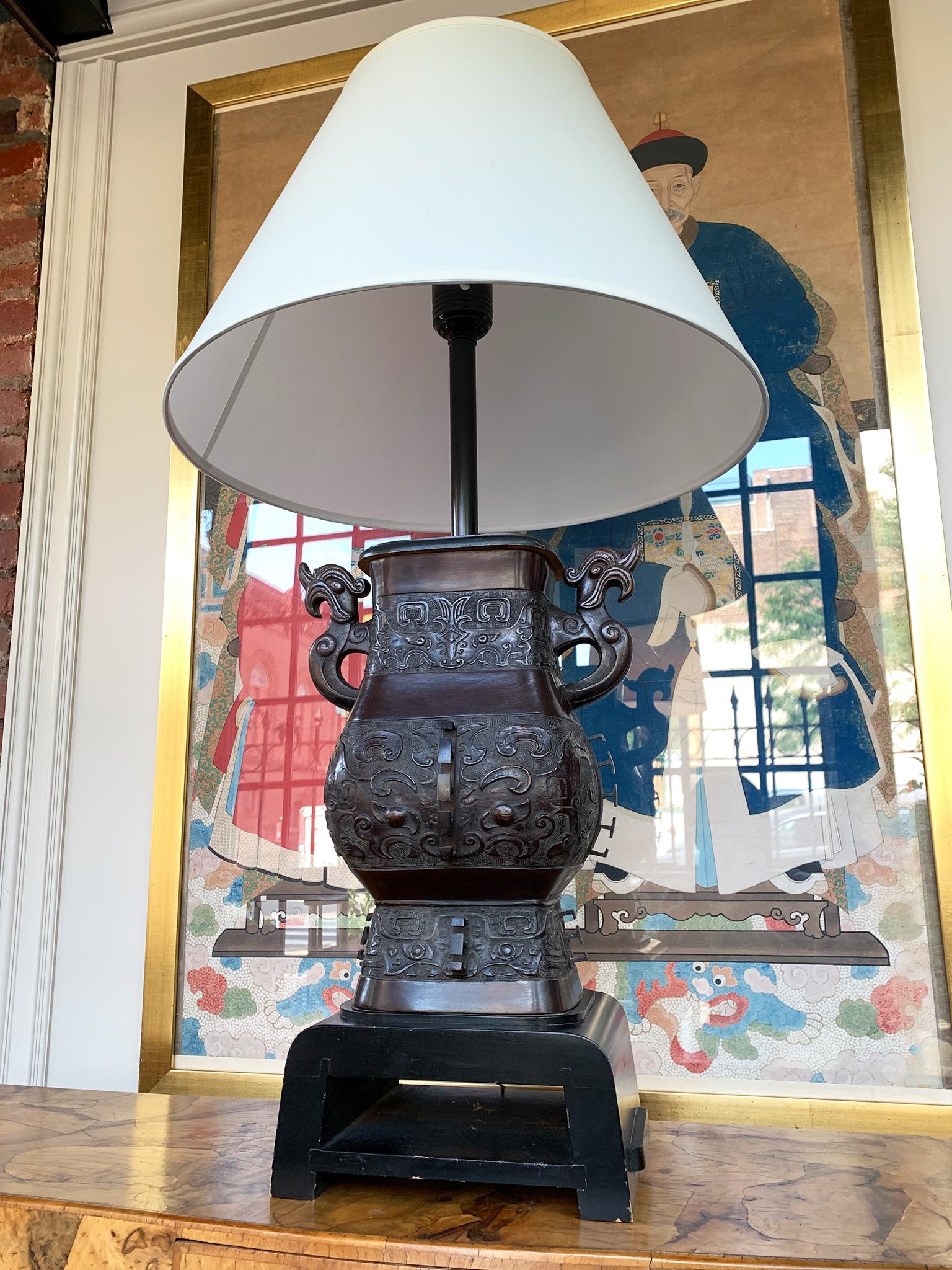 20th Century Midcentury James Mont Table Lamp For Sale
