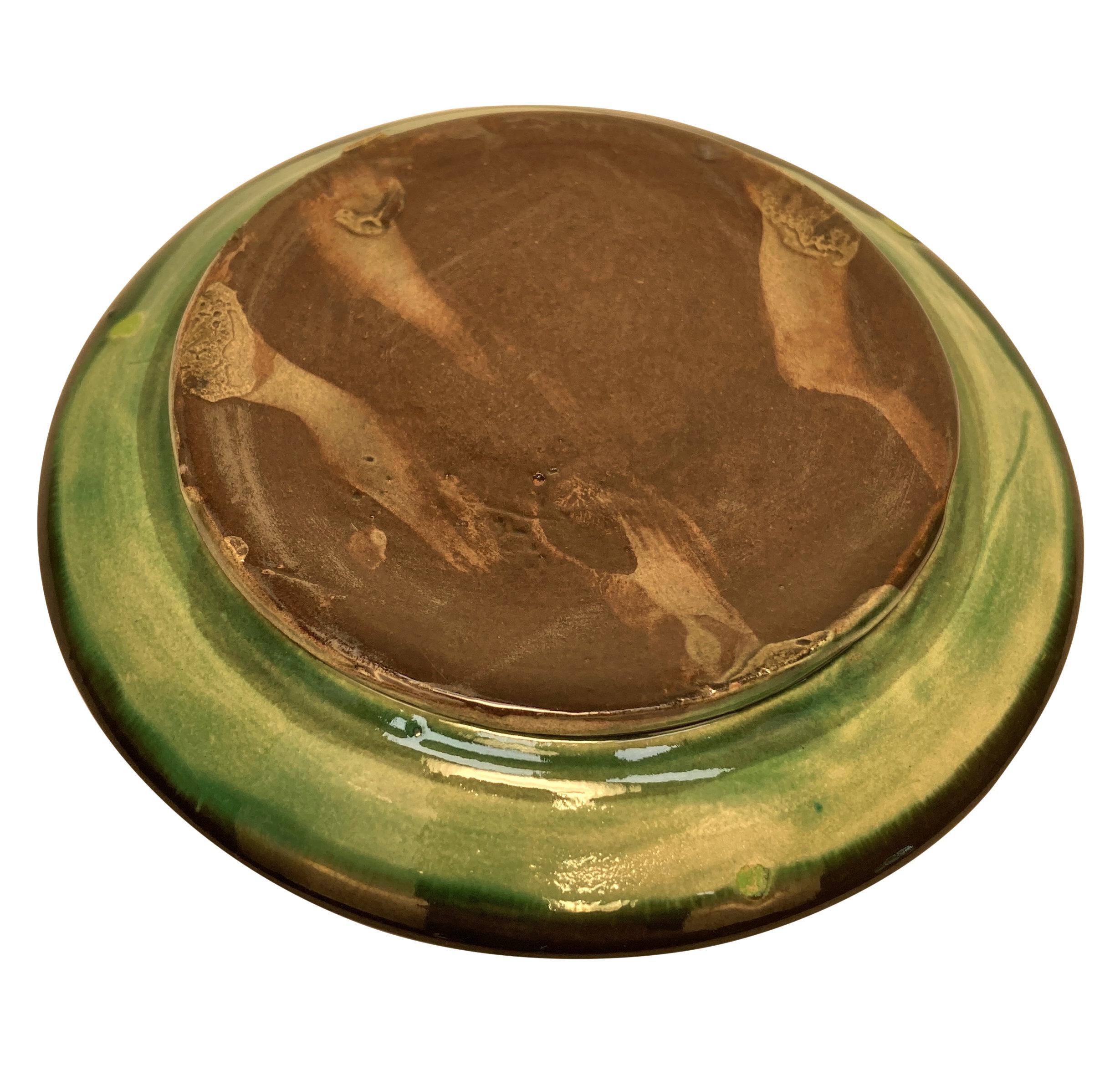 Juego de Té Japonés de Mediados de Siglo Esmaltado Esmeralda mediados del siglo XX en venta