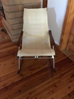 Midcentury Japanese Rocking Chair by Takeshi Nii