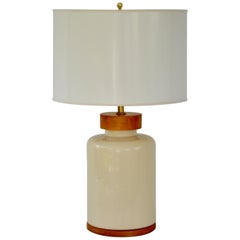 Midcentury Jar Form Table Lamp