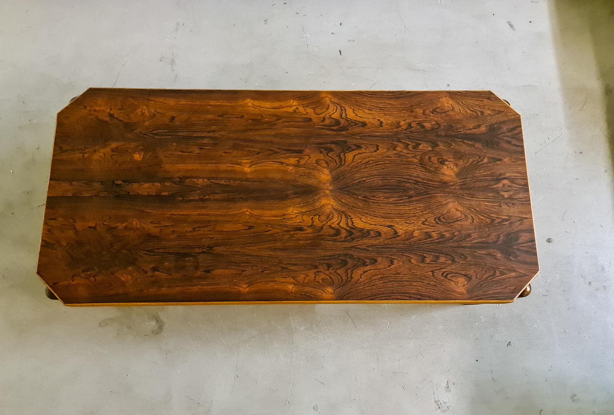 Midcentury Jason Ringsted Danish Applied Art Coffee Table In Good Condition In Hillringsberg, SE