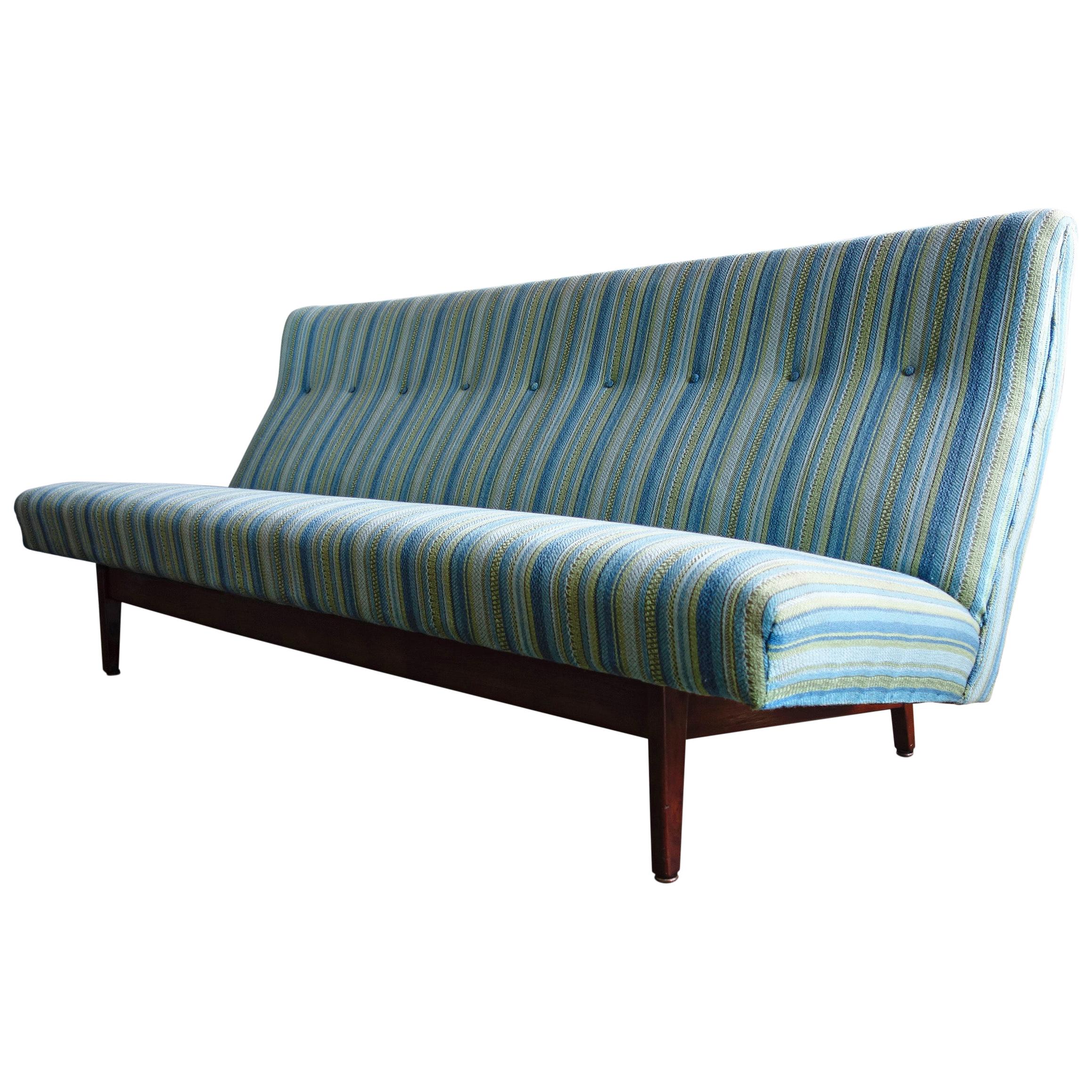 Midcentury Jens Risom Armless Sofa